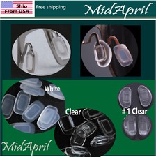 NOSE PADS rectangle High Quality SILICONE push on sunglasses glasses
