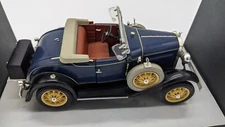 Classic 1931 Ford Model A Black Convertible Roadster 1:18 Scale Diecast