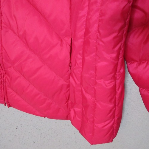 Talbots Women Jacket Plus 2X Pink Full Zip Down Fill Pockets Puffer Lightweight - Picture 4 of 11