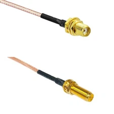 RG316 SSMA Female to RP-SMA Female Long RF Cable Rapid-SHIP LOT