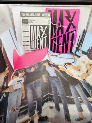 STRAY KIDS [MAXIDENT] Mini Album STANDARD T-CRUSH CD+Book &!Poster
