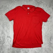 Vintage Argo Sport Men's Polo Shirt Size XL Red Cotton Short Sleeve Made in USA