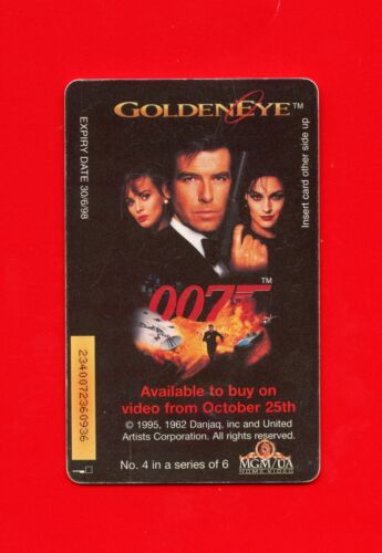 James Bond 007 Goldeneye Special Edition Telephone Phonecard Phone Card C59 - 第 1/2 張圖片