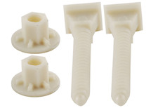 LDR LOT OF 2 TOILET BOWL BOLT SET TL50, 5/16" X 2-1/2" BOLTS 503 3210