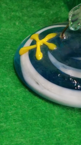Vtg GLASS ANGEL FISH FIGURINE=Bright/Colorful=approx. 2.5" tall=Delicate piece - Picture 11 of 13
