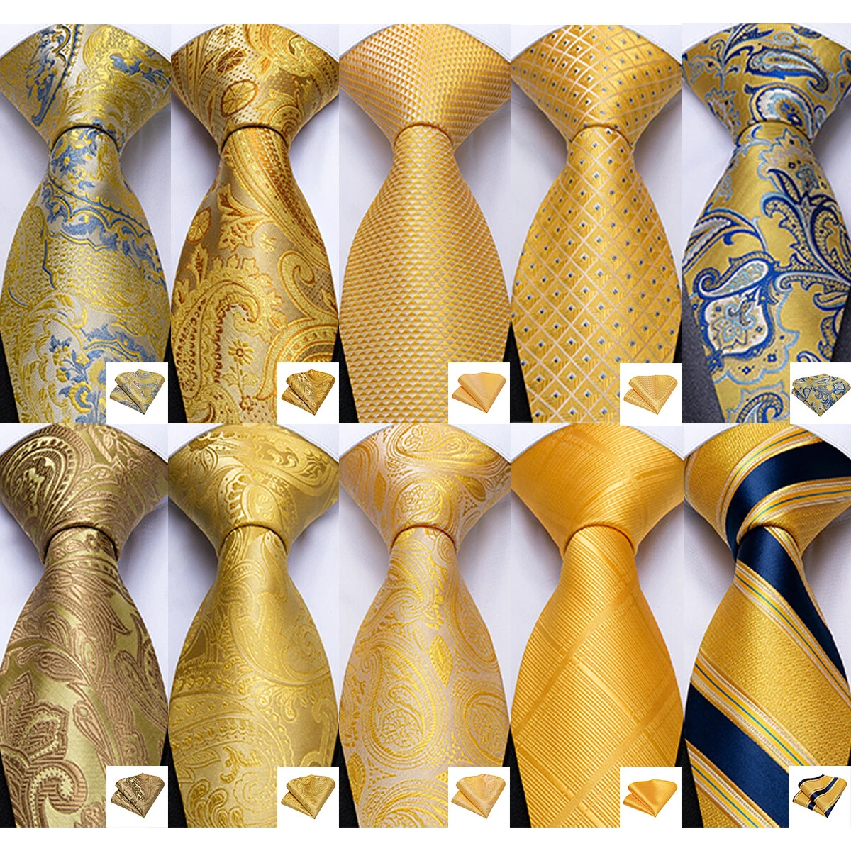 Gold necktie 2024