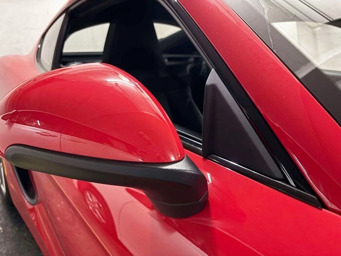 A Pillar Wind Deflector Pair Black For Porsche Cayman & Boxster 981 718 - Image 4 of 4