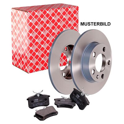 FEBI BILSTEIN Bremsenset Bremscheiben + Bremsbeläge hinten Mitsubishi Colt 6