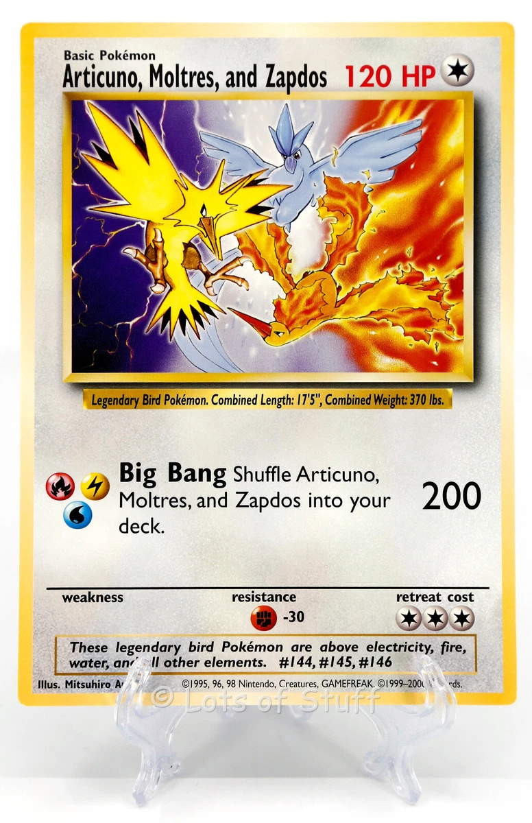 Moltres Zapdos Articuno Art Print / Pokemon / Legendary