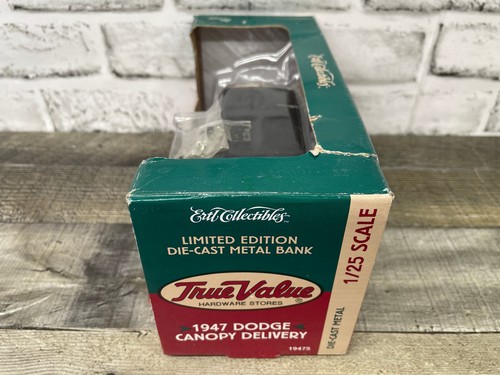 Vintage Die-Cast ERTL Collectibles True Value 1947 Dodge Canopy Delivery Bank - Picture 16 of 19