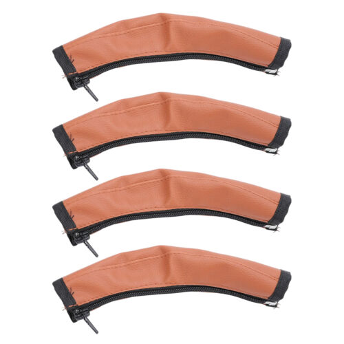 Baby Stroller Protective Handle Cover Zippered PU Leather Stroller Handle Sleeve