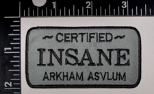 C&D Visionary  Patch DC  Comics JKR, Joker Insane Hook / Loop Tactical Est 3"