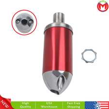 Red 3/4" Threaded Aluminium Exhaust Muffler For Predator 212cc 196cc/6.5HP