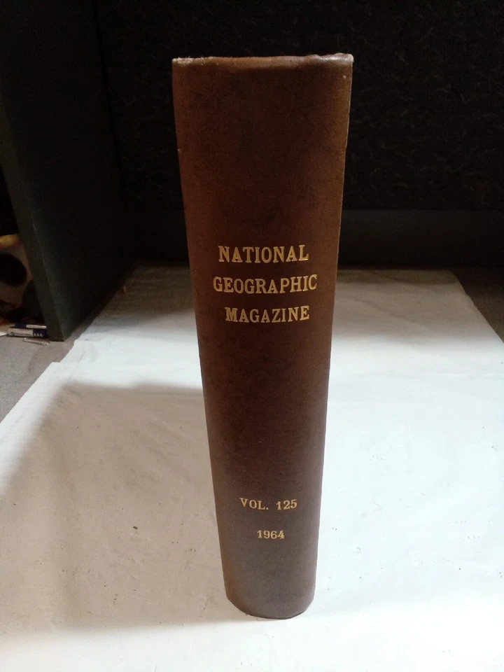 1964National Geographic bound January - June - Vol. 125 Hardcover  - Image 3 of 4