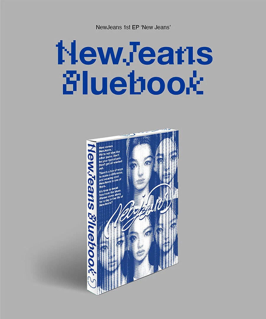 NEWJEANS NEW JEANS 1st EP Album BLUE BOOK RANDOM CD+2Book+6Photo