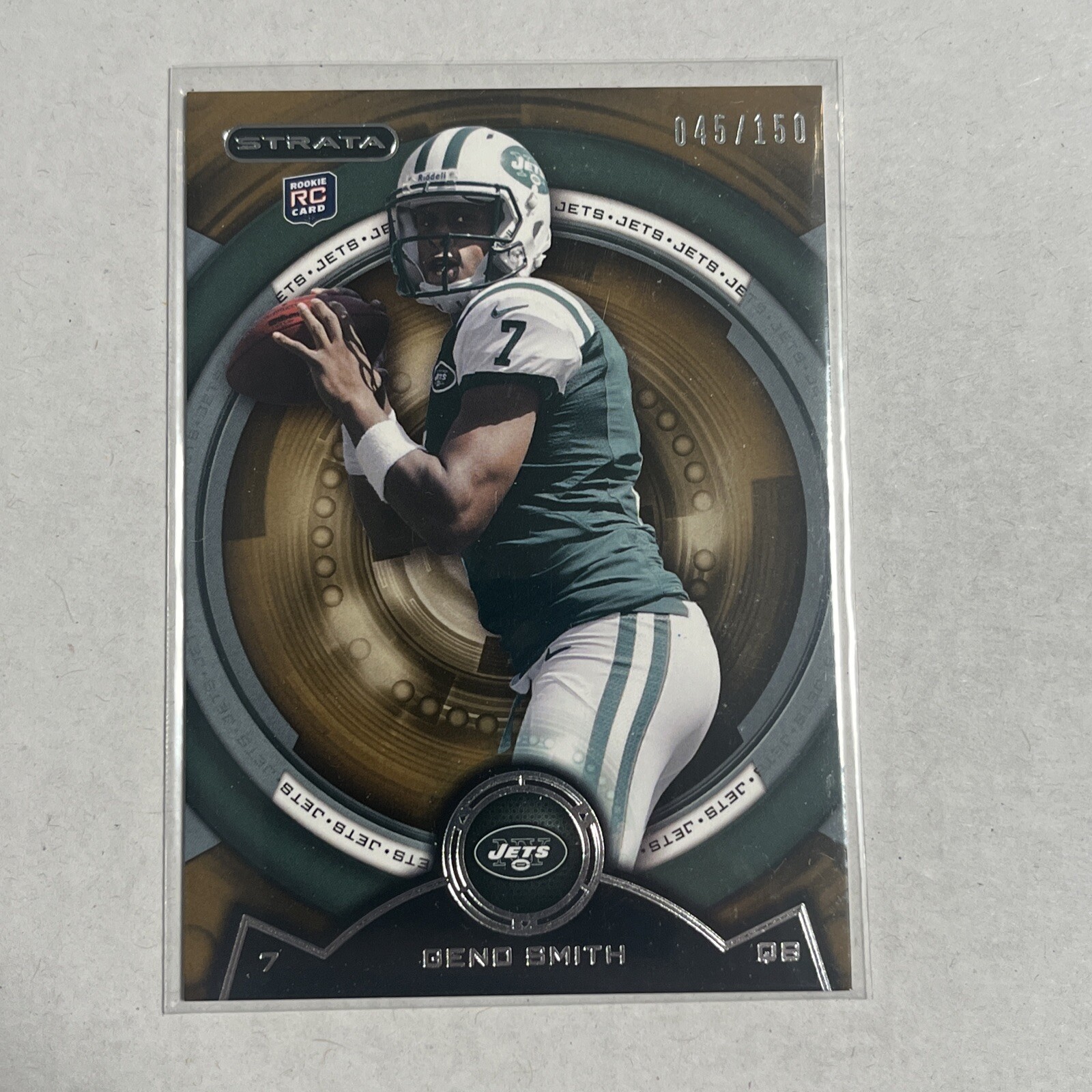 GENO SMITH 2013 Topps Strata Bronze RC SP /150 Rookie #117 Seahawks 🔥📈
