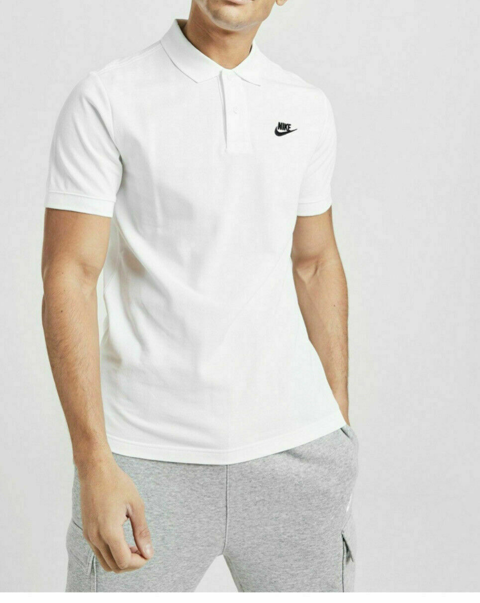 Nike Polo Golf Shirt White Mens XL 
