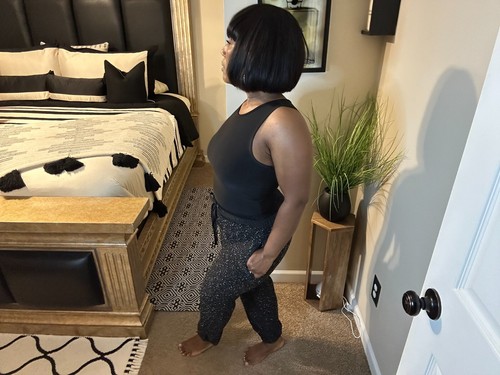 ZARA Tweed Jogginghose - Chic Comfort Meets Tailored Style - Damen Größe S - Bild 2 von 5