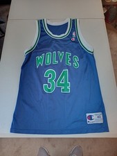 Champion Isaiah Rider Minnesota Timberwolves NBA Basketball Jersey Adult Med 40