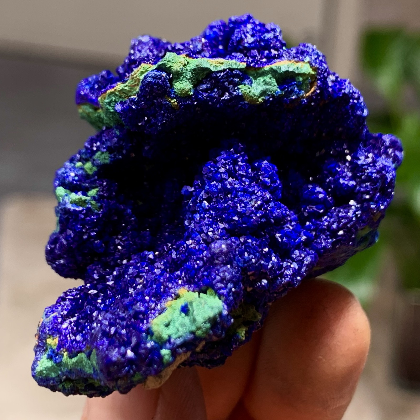 68G BEST NATURAL Azurite/Malachite crystal minerals specimens