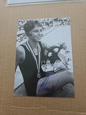 Donna De Varona signed 5x7  olympic swimmer 2 gold