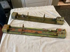 ( 2 ) Antique 1920's/30s Louis Marx Main Street Terminal Tin Toy Litho Wind Up