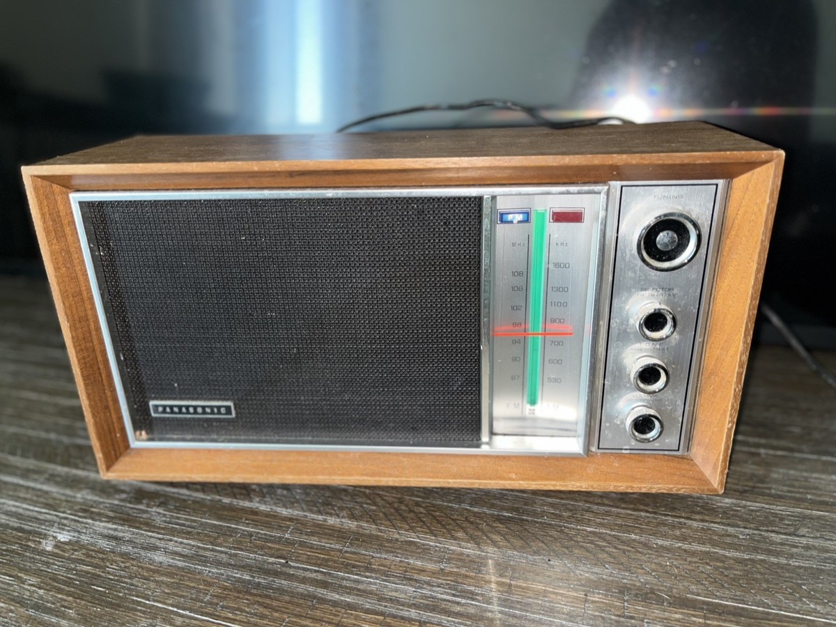 Vintage 1975 Panasonic Re-7259 Fm-am Wood Radio for sale online | eBay