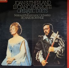 SUTHERLAND & PAVAROTTI - OPERATIC DUETS LP DECCA SXL 6828 - RARO - Opera DGG FFS