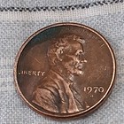 1970 D US Lincoln Memorial Cent Coin - Authentic 56 Yr Old DENVER Issue VF  — photo 1