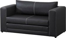 Black Convertible Couch ikea Askeby In Imitation Leather