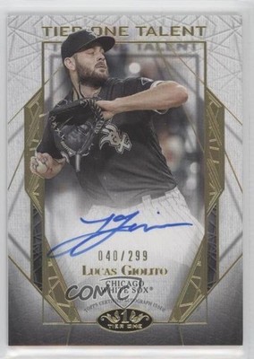 2022 Topps Tier One Tier One Talent 40/299 Lucas Giolito #T1TA-LG Auto 10qe