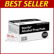 70% Isopropyl Alcohol Swabs - 10,000 Individually Wrapped