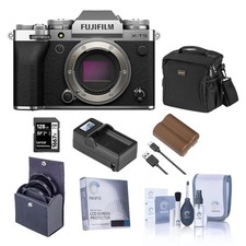 Fujifilm X-T5 Mirrorless Camera, Silver with XF 16-50mm f/2.8-4.8 R LM WR Lens,
