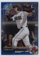 2017 Bowman Draft Chrome Blue Refractor 51/150 Drew Ellis #BDC-158 3pb