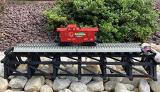 O Scale/Gauge Wooden Lowboy Trestle | 24" Bridge | Works w/FastTrack | USA Made