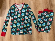 Little Sleepies Disney Pixar Women s Christmas Pajamas Size Large Bamboo