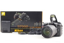 Counts 37 [MINT] Nikon D7200 24.2MP Digital SLR Camera 18-140mm VR Lens Battery