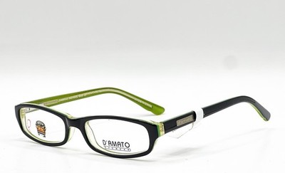 NEW D'AMATO EYEWEAR DK221 BLACK AUTHENTIC EYEGLASSES 45-15
