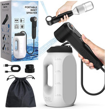 Portable Bidet for Travel,Electric Handheld Bidet Sprayer with 2.5L Peri Bottle