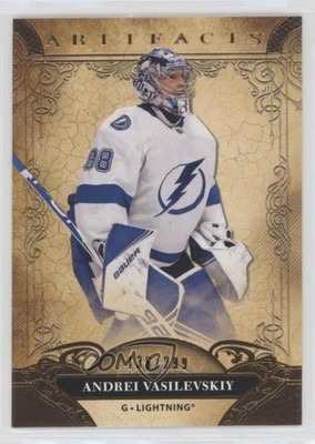 2020-21 Upper Deck Artifacts Copper 136/299 Andrei Vasilevskiy #61 0of2