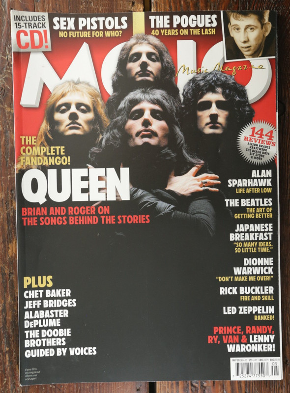 MOJO No 378 MAY 2025 Queen THE BEATLES Japanese Breakfast LED ZEPPELIN Used