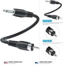 SIOCEN 3.5mm to RCA Cable,RCA Male to Aux Audio Adapter,1/8 inch Mono Male Pl...