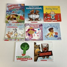 Potty Training Bathroom Underwear Daycare Preschool 8 Children's Book Lot