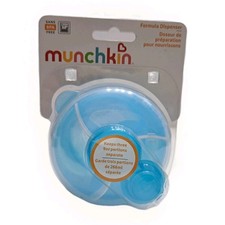 Munchkin Baby Formula Dispenser Blue 3 Compartment 9oz Portions BPA
