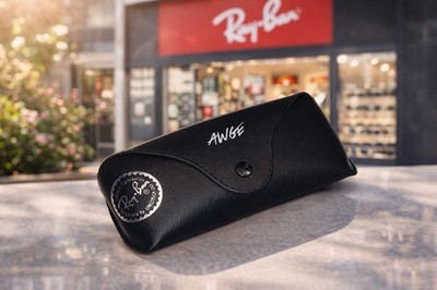   Ray-Ban Brillenetui AWGE Neu   Hardcase Schwarz