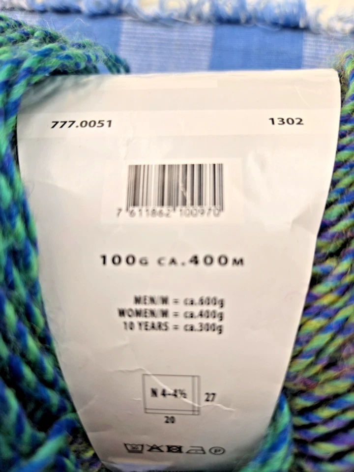 Lang Tosca Light Yarn - Color: 51 Gr N T Rkis - New - Image 4 of 4