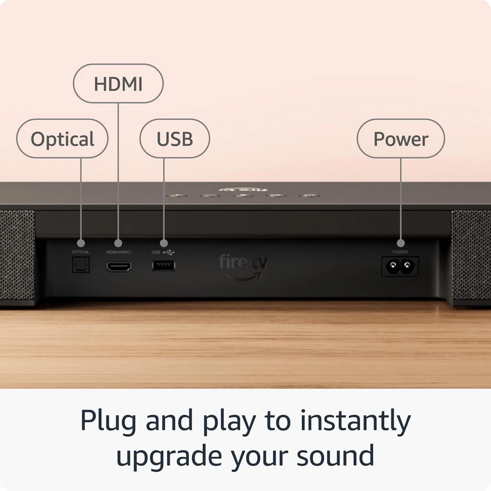 Amazon Fire TV саундбар плюс новейшая модель со встроенным сабвуфером 3.1 канал - Изображение 4 из 4