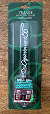 Dept 56 Village Mercury Glass House Ornament w/ Hanger Vintage 2000 Christmas
