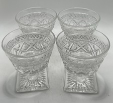 Imperial 4 Sundae Dessert Glasses Cape Cod Clear 3 3/4&rdquo; Tall