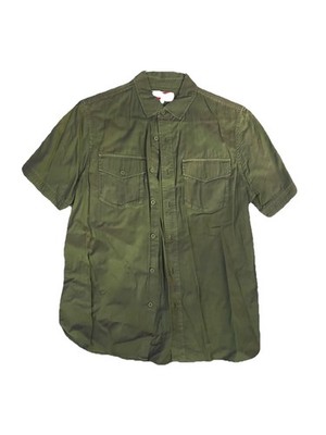 Best Made Co Men s M Green Short Sleeve Camp Button Shirt